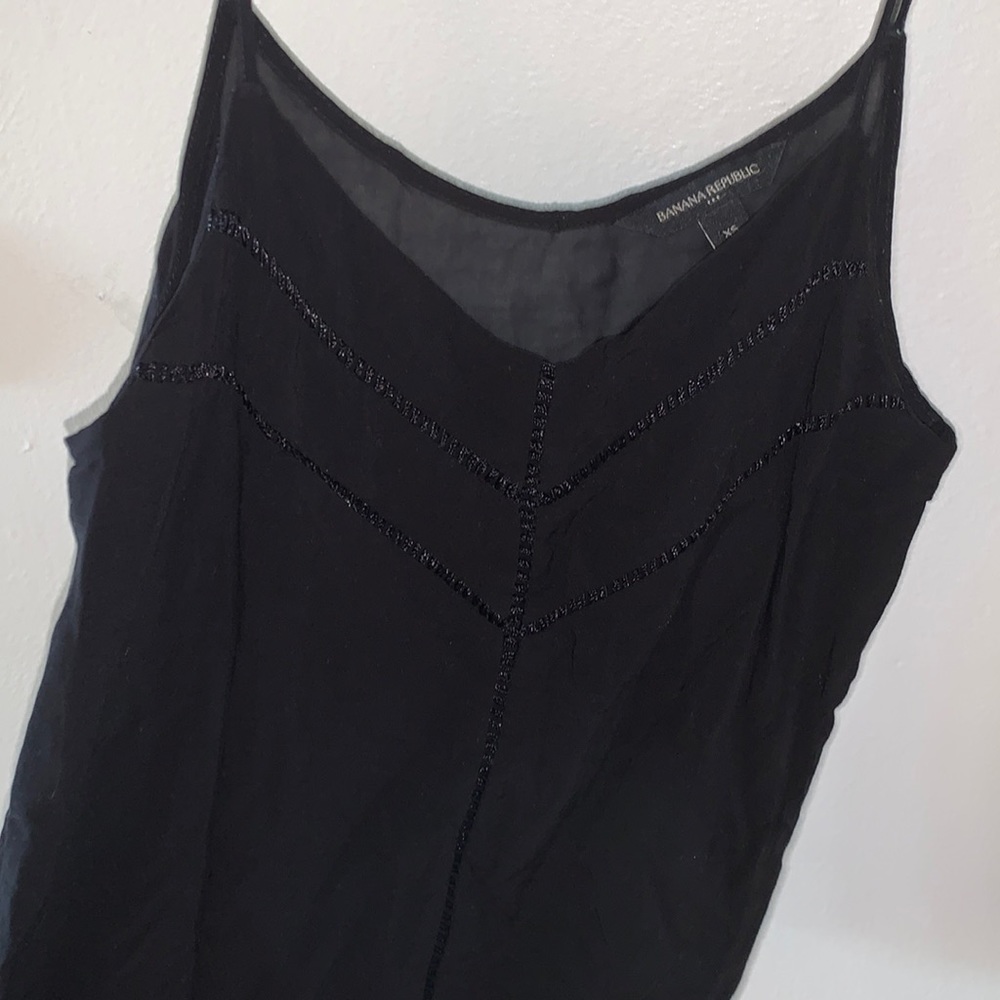 Black summer tank top
